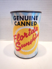 Vintage Genuine Canned Florida Sunshine Souvenir Novelty Good Condition  1969 picture