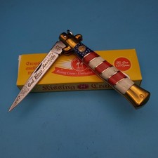 Kissing Crane KC5451 God Bless America Stiletto Folding Knife 8.75x5x3.75 picture