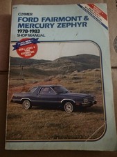 Vtg 1978-1983 Ford Fairmont & Mercury Zephyr repair Shop manual Haynes Cars picture