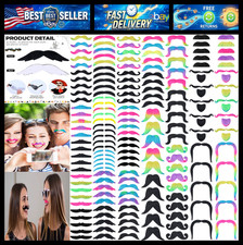 350 Pcs Fake Mustaches Stickers Bulk Self Adhesive Novelty Stick on Mustaches Co picture