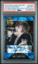2021 LEAF METAL POP CENTURY PRO SET SUPER STARS JESSE MCCARTNEY AUTO #/20 PSA 8 picture