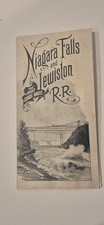 Antique 1800s Niagara Falls And Lewiston Railroad Brochure The Hreat Gorge Route picture
