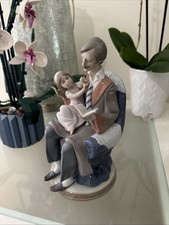 Lladro “Daddy’s Girl” Figurine #5584 RARE Excellent Condition. picture