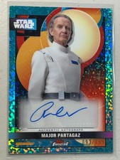 Anton Lesser as Major Partagaz 2025 Topps Star Wars Finest /199 Auto Autograph picture