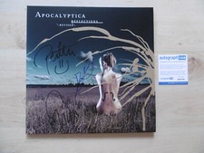 Apocalyptica Lombardo Original Autographs Signed LP Cover Reflections Vinyl ACOA picture