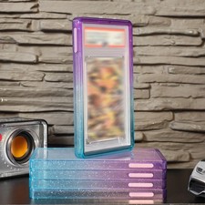 Gradient TPU Case for 35PT PSA/CGC Graded Card Guard Protector+Tempered Glass picture