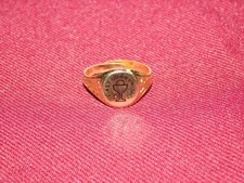 VINTAGE CHRISTIAN CELEBRATION CATHOLIC  FIRST COMMUNION RING picture