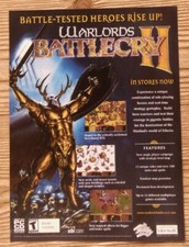 Warlords Battlecry II 2 PC 2002 Video Game Print Ad/Poster Official Big Box Art picture