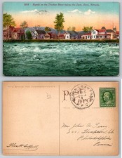 Standard Truckee River Rapids Reno Nevada Postcard picture