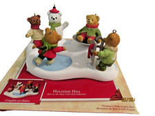 GENUINE Hallmark Keepsake Ornament Christmas 2002 Holiday Hill Complete Set  picture