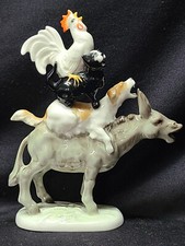Hutschenreuther Bremen Town Musicians Vintage Figurine picture