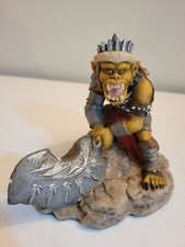 Vintage Enchantica Goblin Twin HOBBA 1988 Rare Hand Painted England Andrew Bill  picture