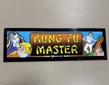 Kung Fu Master Arcade Marquee Data East. Original picture