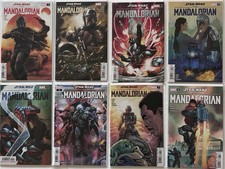 Star Wars The Mandalorian #1-8 NM A Covers 1st Print Complete Series Marvel 2022 picture