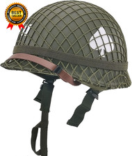 WW2 US Army M1 Helmet WW2 Gear WW2 Uniform WW2 Helmet Metal Steel Shell Replica picture