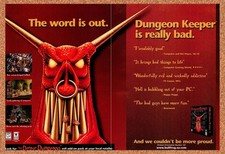 1997 Dungeon Keeper PC Original Advertisement / Retro Promo v3 picture
