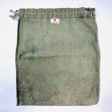 WWII U.S. Army Soldier's American Red Cross HBT Personal Effects / Ditty Bag picture