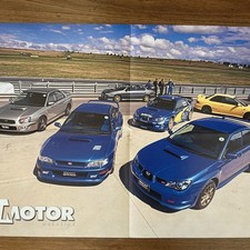 2006 SUBARU WRX STI 22B VERSION 5 6 POSTER AUSTRALIA BROCHURE picture