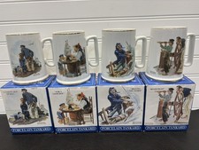 Vintage Norman Rockwell Porcelain Seafarers Collection Nautical Lot of 4 picture