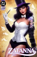 ZATANNA #1 NATHAN SZERDY EXCLUSIVE COMICS TATTOO TRADE VARIANT LTD DC COMICS picture