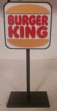 🍔 BURGER KING 🍔 '69-94' 'Vintage Logo' Mini Drive Thru Sign 7