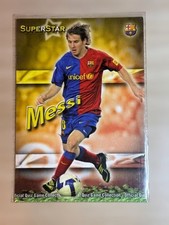 2009-10 Mundicromo Lionel Messi #027 SUPERSTAR Insert FC Barcelona Card Rare picture