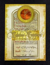 2014 Cryptozoic The Hobbit An Unexpected Journey Exclusive Bilbos Contract BC-01 picture