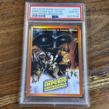 Empire Strikes Back 2021 Topps Star Wars Galaxy ORANGE 1/25 #GP-2 PSA 10 ALPHA picture