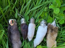 Lucky Rabbit Foot Keychain picture