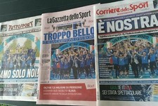 GAZZETTA DELLO SPORT + COURIERE + TUTTOSPORT 12-07-2021 ITALY WINNER EURO 2020 picture