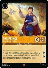 Disney Lorcana Wilds Unknown - 23 The Prince, Searching, Rare COLD FOIL picture