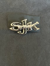 SJK Vintage St. John Knits Silver Tone Pin Brooch SJ -Designer Fashion Jewelry picture