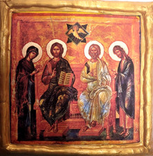 Deesis Deisis Christ Mary John The Baptist Byzantine Greek Eastern Orthodox Icon picture