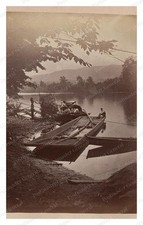Alderson West Virginia Ferry Boats Standard Postcard COPY RPPC picture