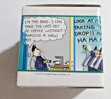 NEW Vintage Dilbert Mug Actual Human New In Box 1993 picture