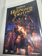 Baldur's Gate Scarce Promotional Release 1998 VF Small Ding On  D&D Bioware picture