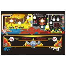 Multi Williams Arcade Control Panel Overlay CPO  Textured Laminate Multicade picture
