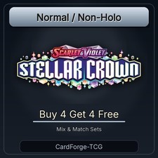 Pokemon - Stellar Crown (SCR) - Normal / Non-Holo - Choose Your Card picture