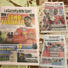 Tuttosport Corriere dello Sport La Gazzetta dello Sport 15 June 2026 Hamilton picture