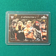 UK Exclusive WWE Topps 90s Decades D-Generation X 1/50 Insert First on the print picture
