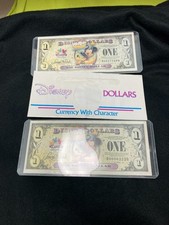 💥2 Vintage 2009 Disney Dollars-Mickey & Pluto 