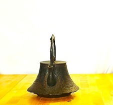 Early Showa Cast Iron Mt. Fuji Tetsubin Kettle Signed Vintage picture