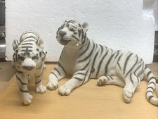 Vintage White Tiger And Cub Wildlife Figure Westland Giftware 2002 picture