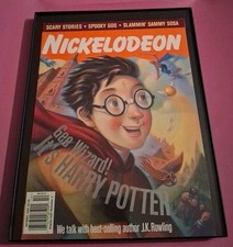 Harry Potter Nickelodeon Magazine Cover Only Framed Print Ad 1999 8.5X11 picture