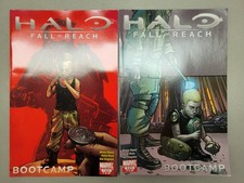 Halo Fall of Reach Bootcamp #1 2 Full Set Marvel Comics Microsoft 2010 picture
