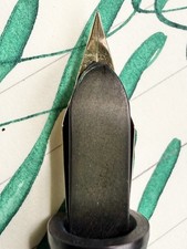 XF Waterman 52 14K Gold Long Tined nib Wet Noodle (video) picture