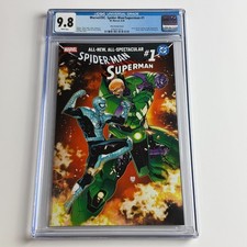 Marvel/DC: Spider-Man/Superman #1 CGC 9.8 R.B. Silva Variant LTD 3000 picture
