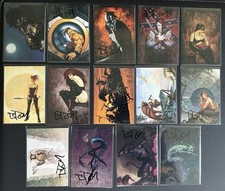Gerald Brom Autographed FPG Lot, 14 Signed Cards, EX/NM, info in description picture