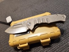Medford Genesis T..S90v blade..Titanium with Framelock..glass breaker..Brand new picture