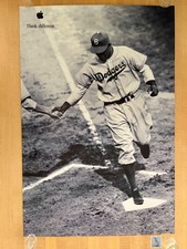 Original Apple “Think Different” Poster - Jackie Robinson, 24”x36” *READ picture